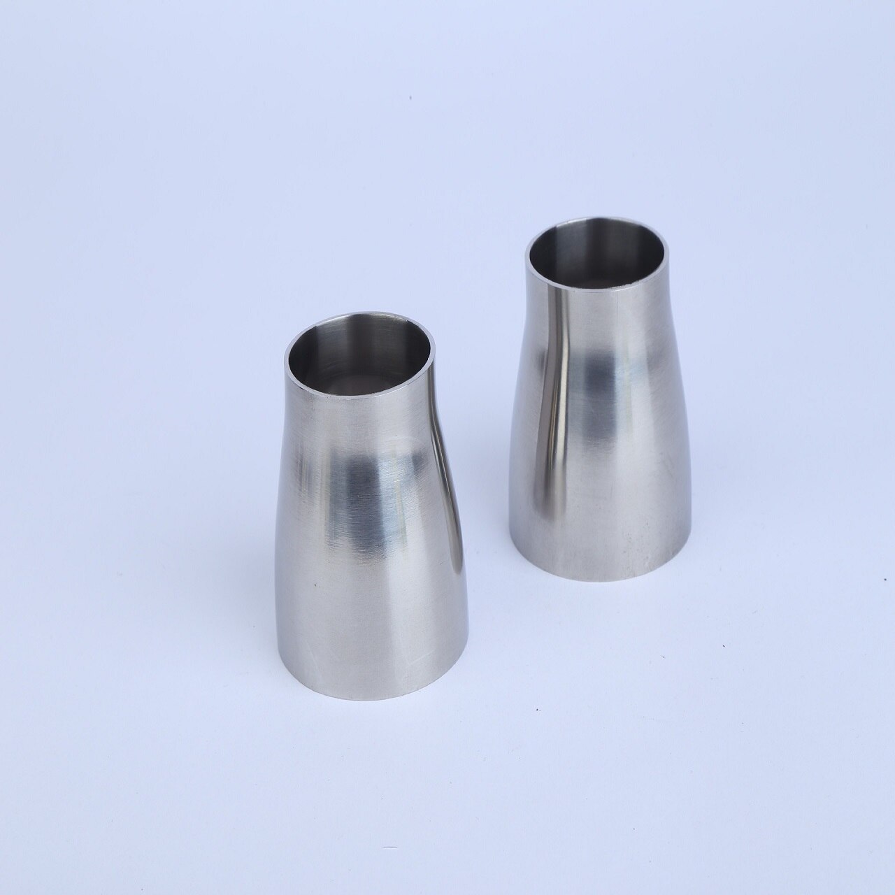 2 Pcs 1.5'' 38mm to 2'' 51mm 2"-2.5" 2.5"-3" OD Exhaust Pipe Reducer Adapter Weldable Universal 201SS
