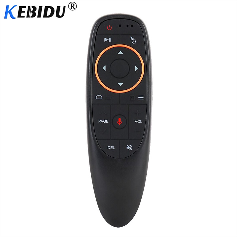Kebidu G10S G20S G30S Gyro voix télécommande IR apprentissage 2.4G sans fil mouche Air souris pour Android TV Box pour Mini H96 MAX X99