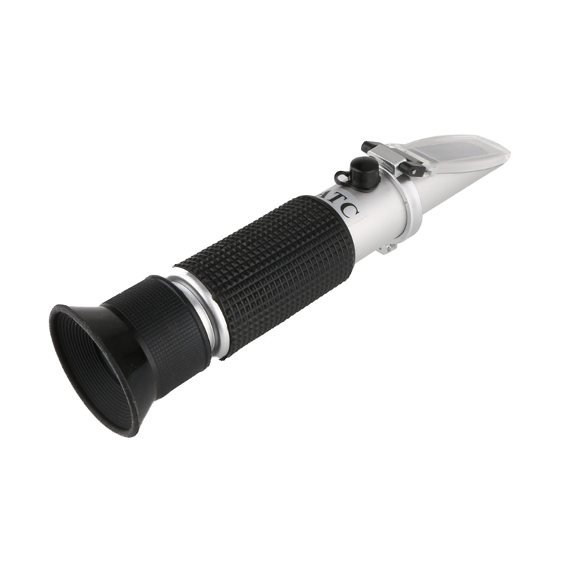 Brix ATC Refraktometer Zucker Grad Meter Zucker Schneiden Flüssigkeit Dichte Konzentration Tester 0-32% Brix Mit Einzelhandel Kasten