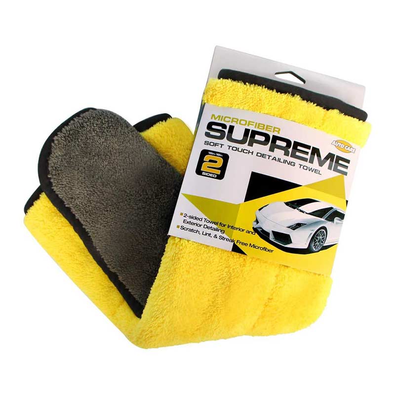 Autopleie supertykk plysj mikrofiber bilvoks og poleringshåndkle for bilpleiedetaljer mykt mikrofiberhåndkle