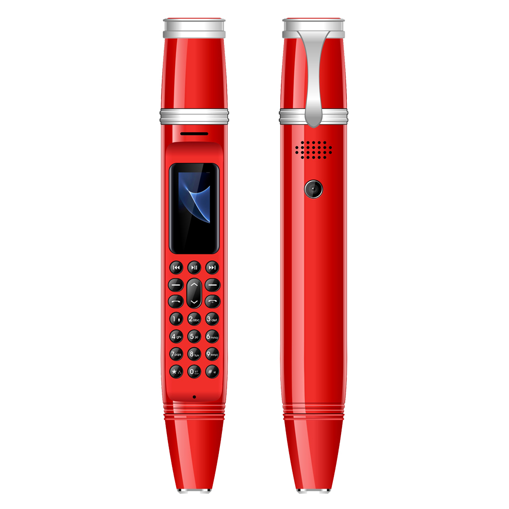 Niedriger Preis SERVO BM111 3-in-1 praktisch Stift Telefon Tragbare Fan Magie Stimme Bluetooth Zifferblatt Kleine Funktion praktisch FMRadio: Schwarz