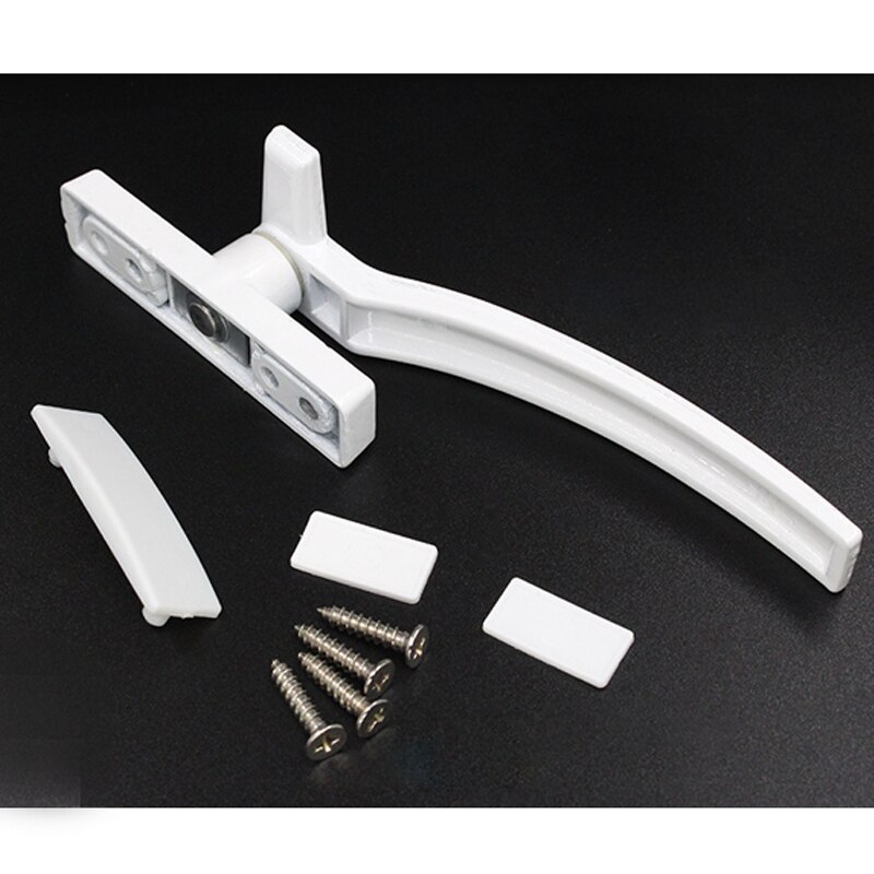 White Replacement UPVC Window Handles Right/ Hand Zinc Alloy Window Hardware Door Handle