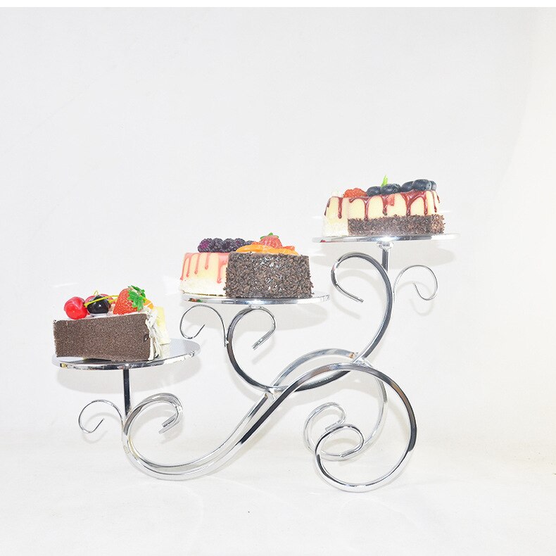 Bakken Tool Rack Cake Stand Multi-layer Cake Plank Voor Bruiloft Verjaardag Afternoon Tea Dessert Dienblad Display Tafel Dessert lade