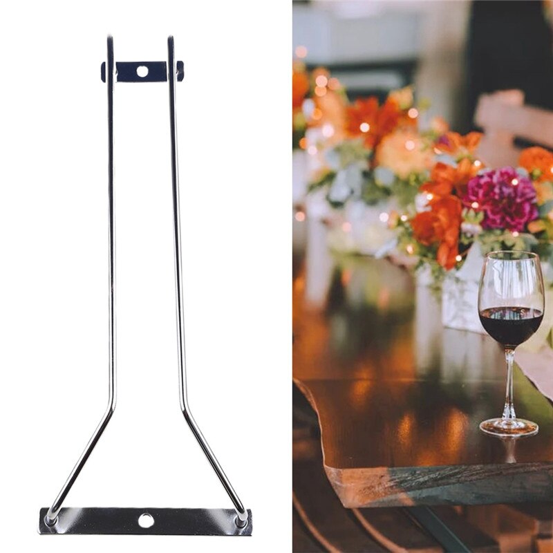 27/35 cm rack de vidro de vinho pendurado stemware suportes barra sob armário casa