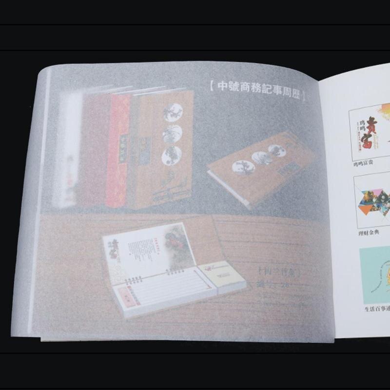 Linyi-papel de copia transparente para caligrafía de adultos, cuaderno de papelería para principiantes, 16k, 100 hojas, J4U8