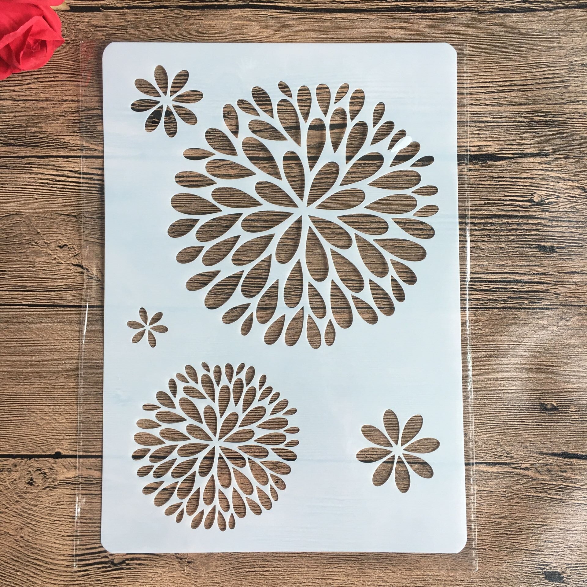 Mandala flowers A4 29*21cm DIY Stencils Wall Paint... – Vicedeal