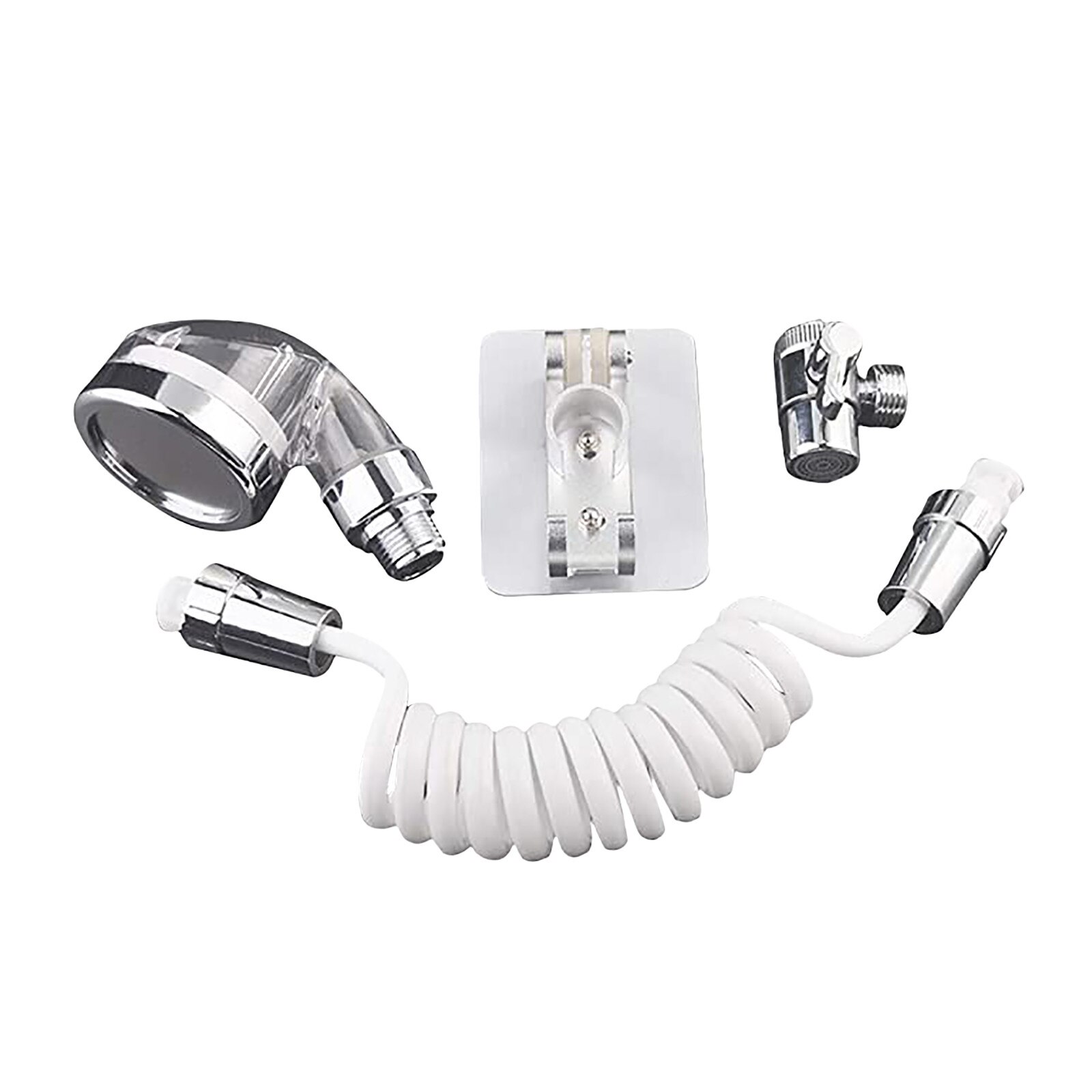 45#Multifunctional faucet Extension Shower Set External Shampoo Artifact, Single Cut Diverter Durable Extenders: B