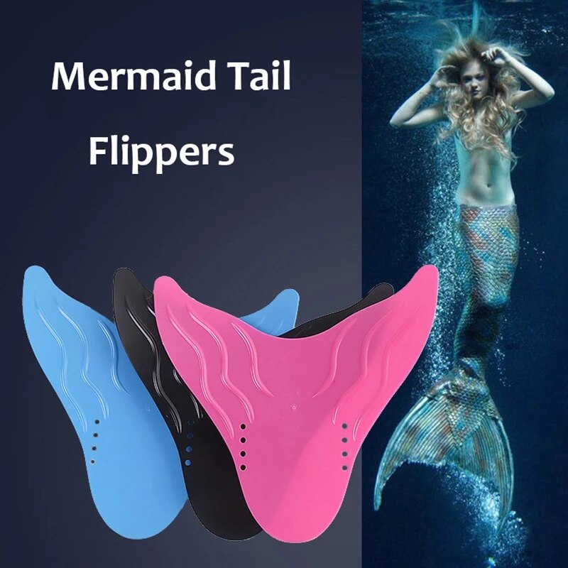 Children Training Flippers Kids Mermaid Swim Swimming Foot Flipper Diving Feet Tail Swimming Equipment