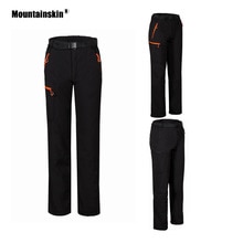 Mountainskin Women's Softshell Fleece Pants Winter Outdoor Hiking Trekking Camping Climbing Skiing Female Thermal Trousers VB096