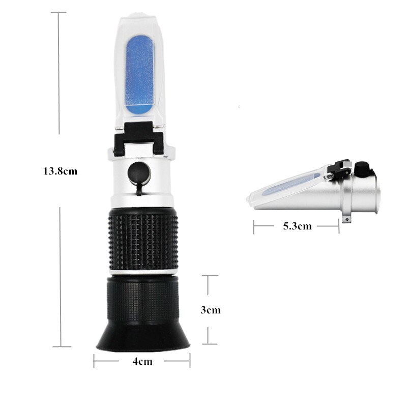 0-90% Brix réfractomètre portatif avec boîte ATC sucre Instruments optiques fruits Sauce mètre 20% de réduction