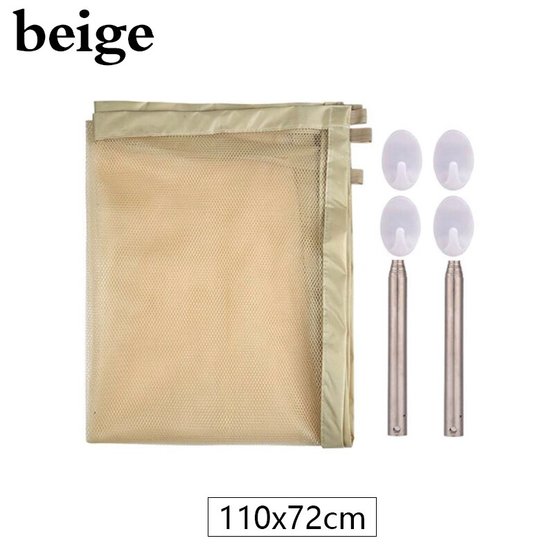 Porte hunde kæledyr hegn bærbare folde sikker vagt indendørs og udendørs beskyttelse sikkerhedslåge dør til hunde kat kæledyr forsyninger: Beige 72 x 110cm