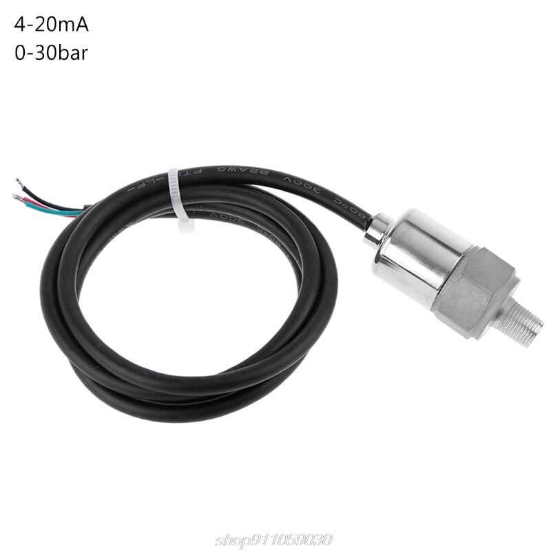 0-10/20/30bar 1/8 "Input 8-32V 12V 24V Dc Output 4-20mA Druktransmitter Transducer Sensor Olie Water A14 21