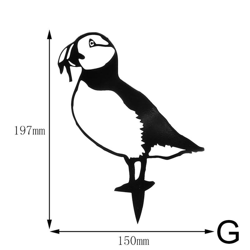 Clôture en fer forgé pour oiseaux et colibris, décoration artistique en métal pour jardin et cour: G