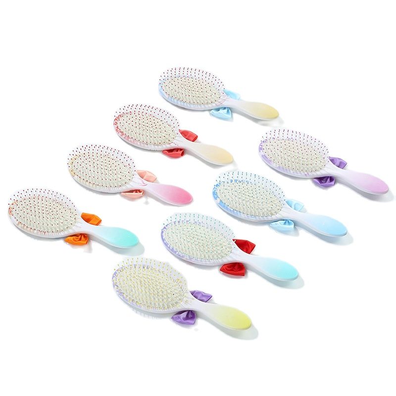 Peine de plástico con dibujos animados para niña, peines de masaje, accesorios para el cabello, cepillo