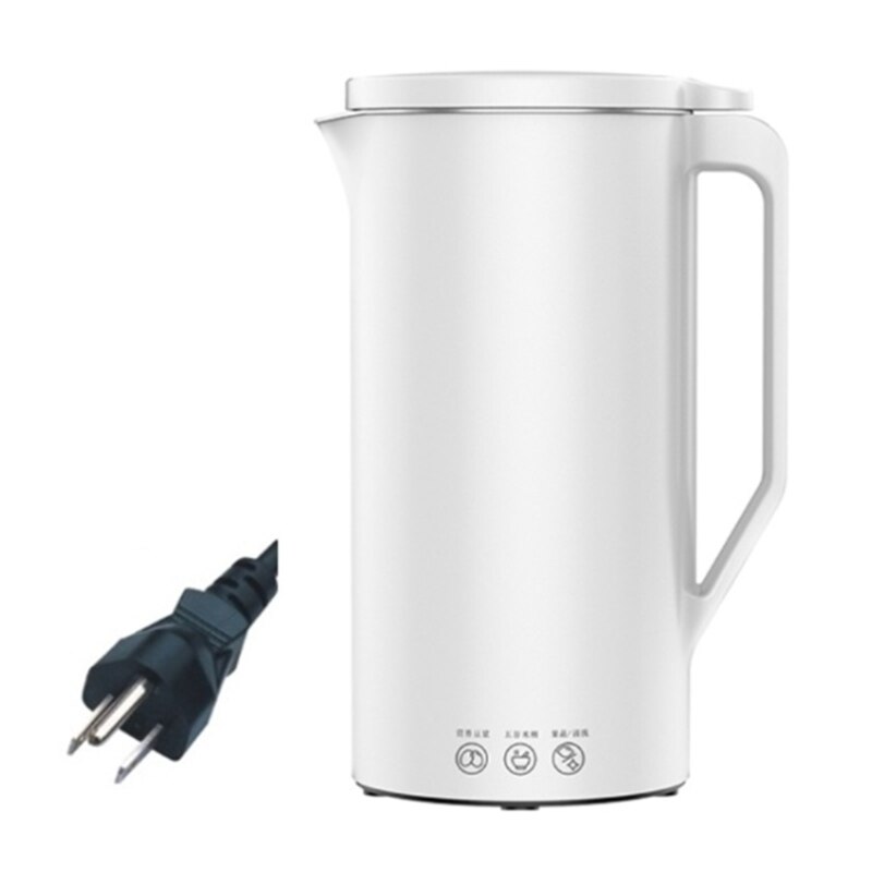 Sojamelk Machine Mini Sojamelk Maker Soja-melk Elektrische Juicer Blender Rijst Plakken Maker Filter-Gratis: white / VS