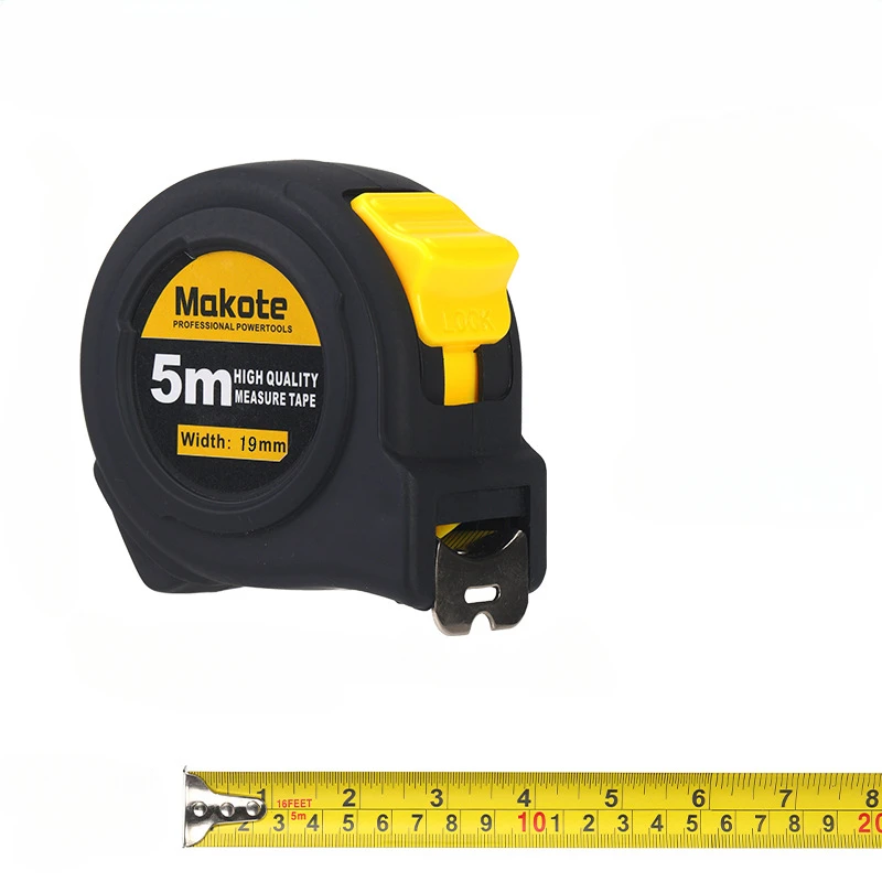 Cinta métrica de 3M/5M/7,5 M/10M, cinta métrica retráctil de acero gruesa resistente al desgaste, herramientas de medición para el hogar: Gris oscuro