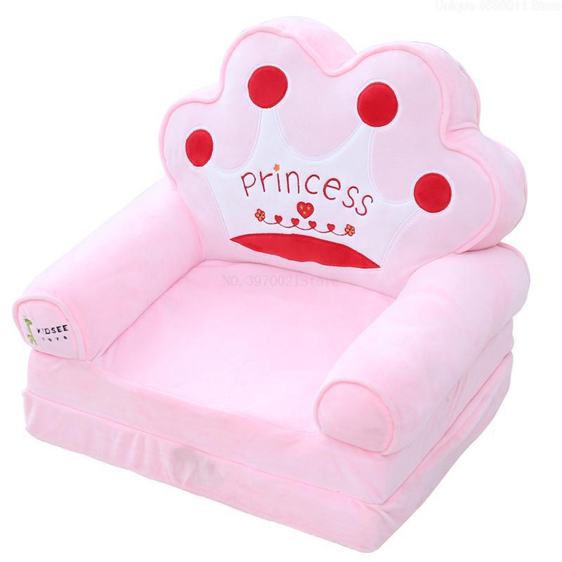 Mode Kinderen Sofa Vouwen Cartoon Leuke Lui Persoon Liggen Seat Baby Kruk Kleuterschool Kan Worden Gedemonteerd Gewassen