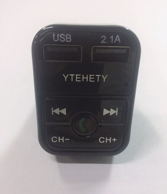 Yfairy ety-chargeur de voiture USB | Avec transmetteur FM, chargeur de téléphone, sans fil, Bluetooth, mains libres, pour iPhone
