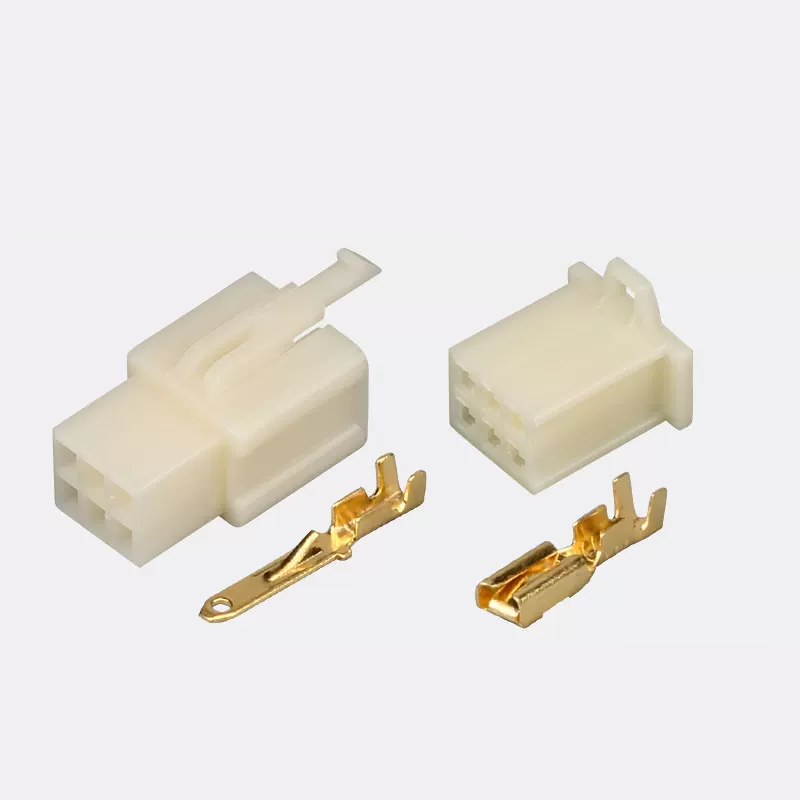 2.8Mm 1P 2P 3P 4P 6P 9P Auto Snelverbinding Elektrische Draad Connector Mannelijke Vrouwelijke Kabel Terminal Plug Kits Motorfiets: Zilver