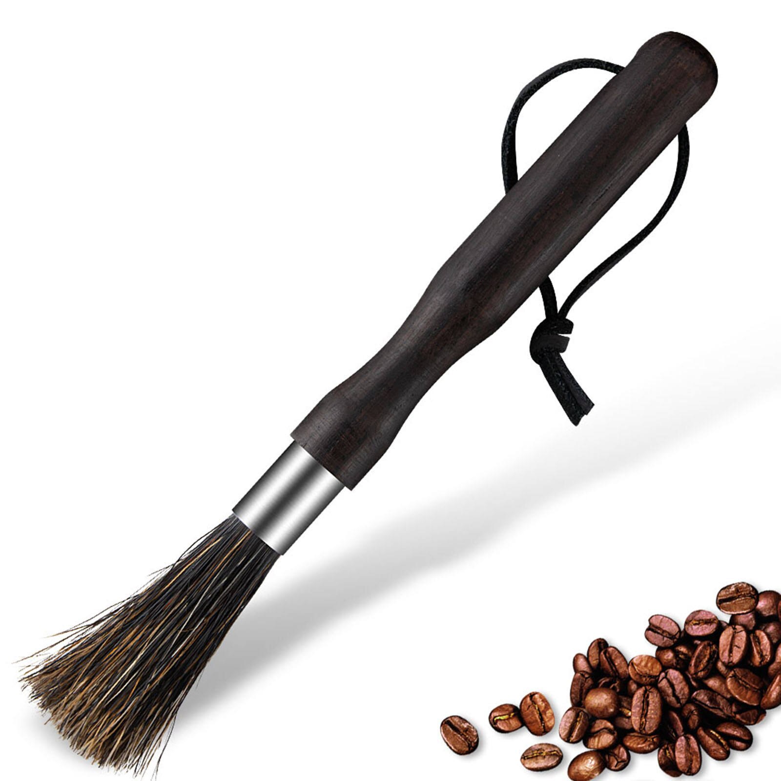 Coffee Grinder Cleaning Brush with Wood Handle, Easy to Clean: 20.5cm