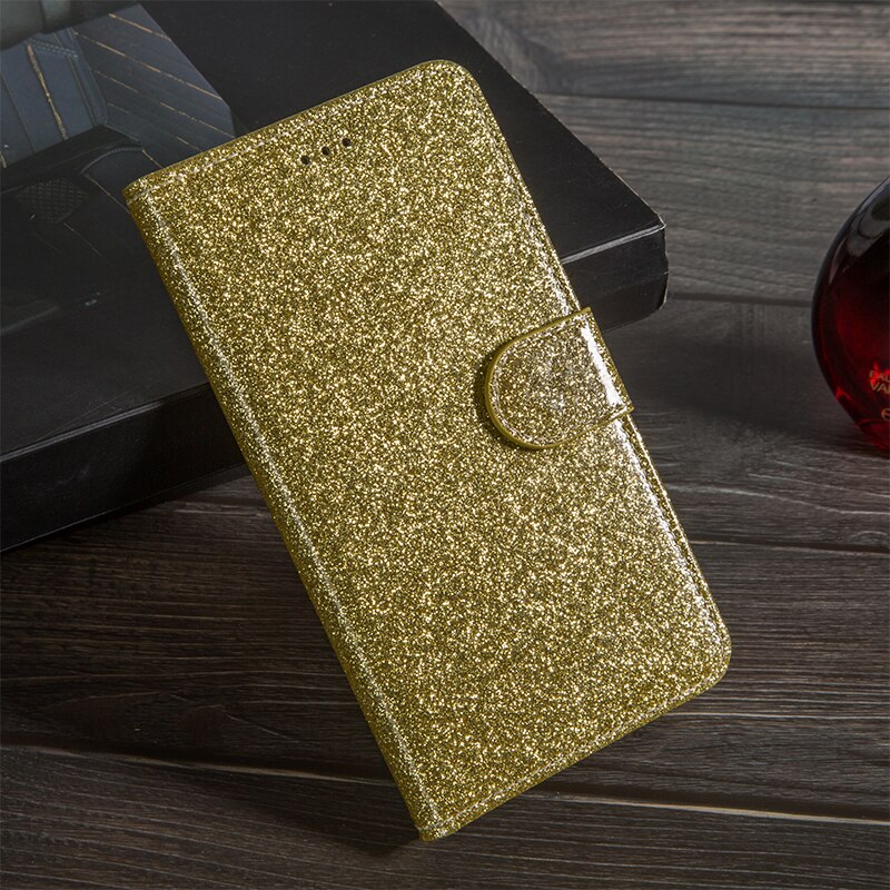 Lærveske for xiaomi redmi 3s redmi 3x flip telefondeksel for xiaomi redmi 3 bokveske for xiaomi redmi 4x bakdeksel coque deksel: Redmi 4x / L31( gull)