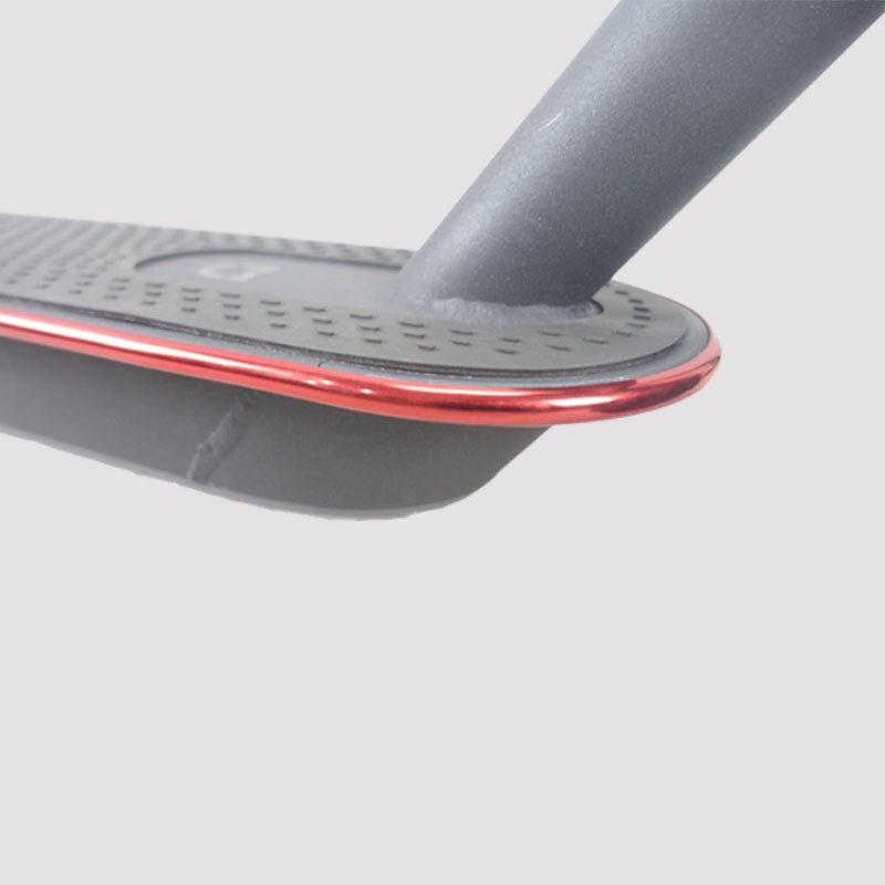 Pára-choques de proteção scooter corpo tiras para xiaomi mijia m365 skate elétrico scooter carro peças tira decorativa para m365 pro: Red plating