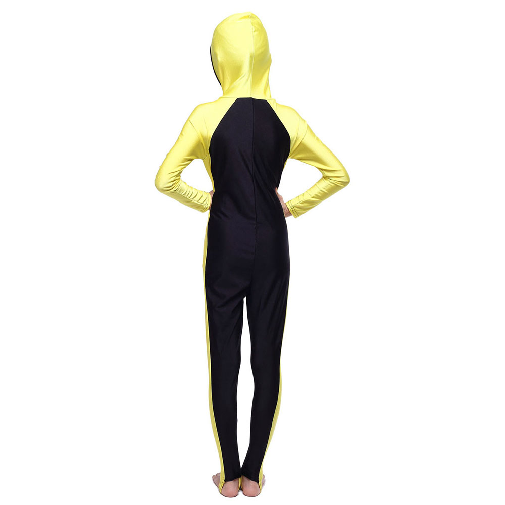 Meisjes Badpak Een Stuk Pak Burkini Bescheiden Badpak Voor Meisje Kinderen Islam Volledige Badpak Lange Mouwen Met Hoed Badmode swimwear girls 10 year islameisch burkini muslim swimwear moslim mode boerkini dames