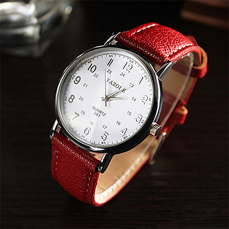 YAZOLE Top herren Uhr Männer Uhr Lässig Uhren Leder Armbanduhr Uhr Saat Relogio Masculino Erkek Kol saati