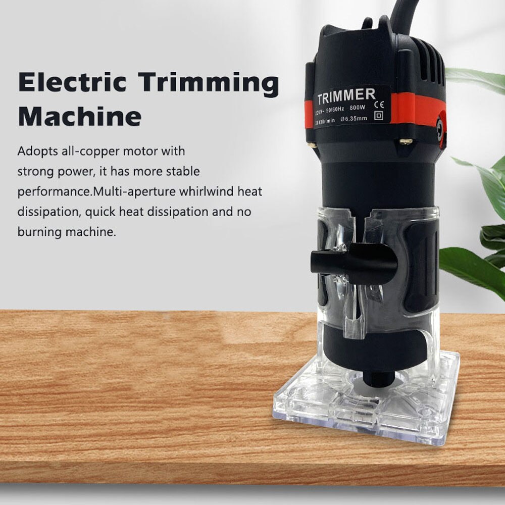 Houtbewerking Elektrische Trimmen Machine Elektromechanische Hout Frezen Graveren Steken Machine Borstel Motor Hout Router