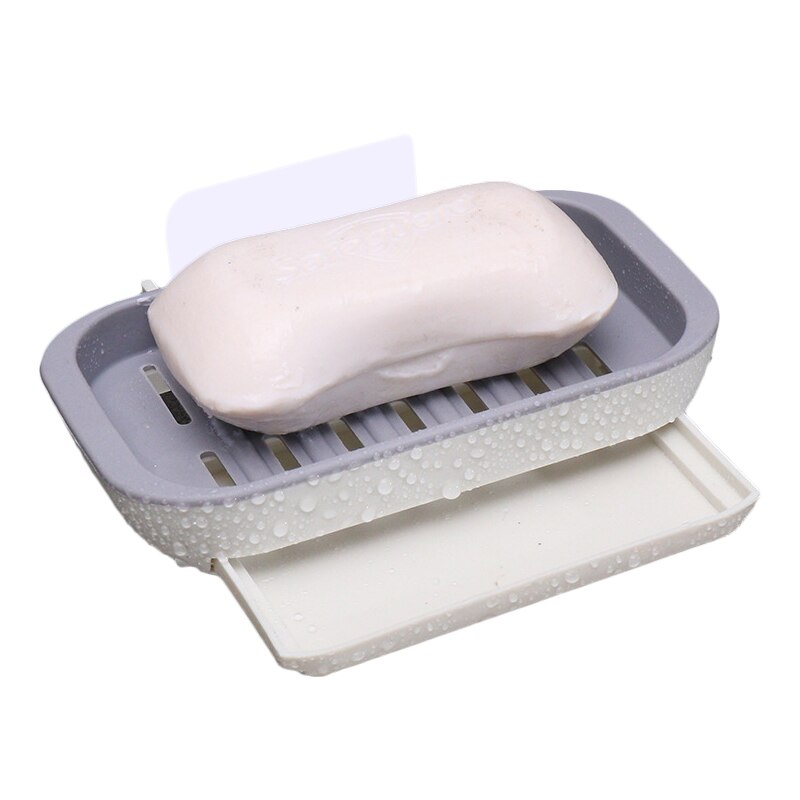 Soap Box Wall-mounted Suction Cup Soap Box Free Punch Drain Rack Simple Soap Dish For Bathroom Toilet Portable Soap Box: 05