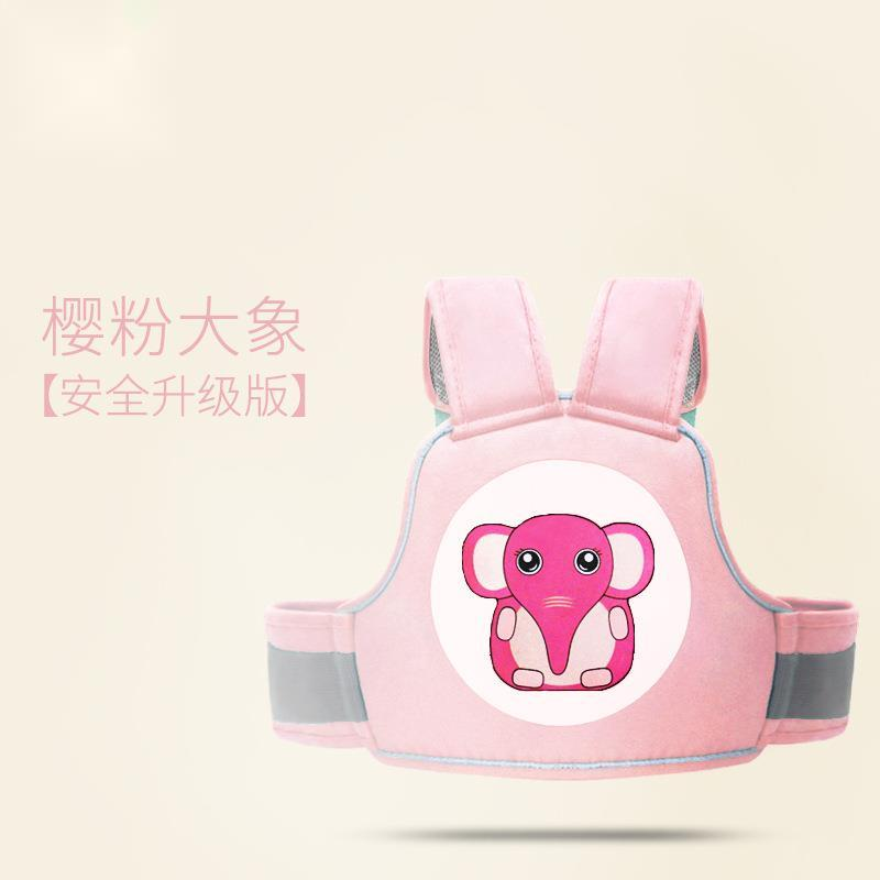 Ceinture de sécurité pour moto pour enfants, protection du dos, gilet réfléchissant, réglable, sangle de transport, harnais