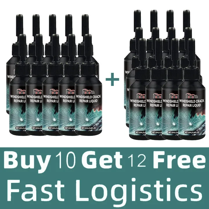 Reparationssæt til bilrude til ridser, revner og skår, reparation af glas, reparationsværktøj til køretøjsruder