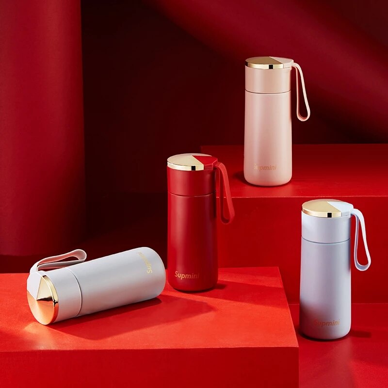 Kreatywny mini kubek termiczny 304 ze stali nierdzewnej mały śliczny spadek dowód składany kubek szczelna kubek termiczny dziewczyny 180ml poręczny