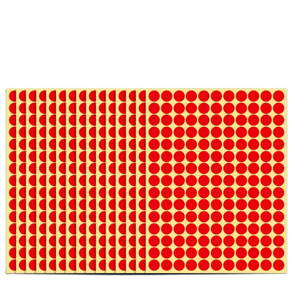 100 mm/10 cm, grote ronde stickers, 4 inch grote cirkellabelstickers, 15 vellen/zak: Licht Groen