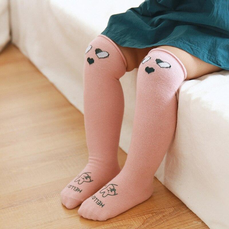 3Pairs/lot Baby Socks Winter Autumn Cotton Wam Baby Girl Knee High Sock Cartoon Kids Boys Socks for Children Toddler Socks