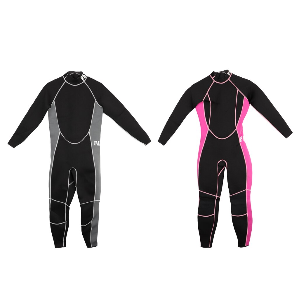Women Men Neoprene 3mm Wetsuit Scuba Diving Full Suit Rash Guard Wetsuit for Water Sports