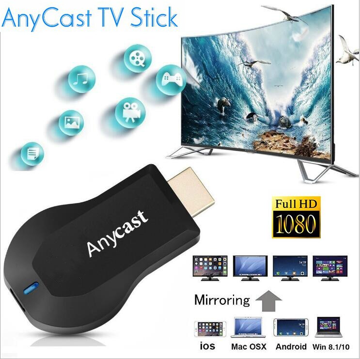 M2 Plus Tv Stick Wifi Display Ontvanger Anycast Dlna Miracast Airplay Spiegel Scherm Hdmi Adapter Android Ios Mirascreen Dongle
