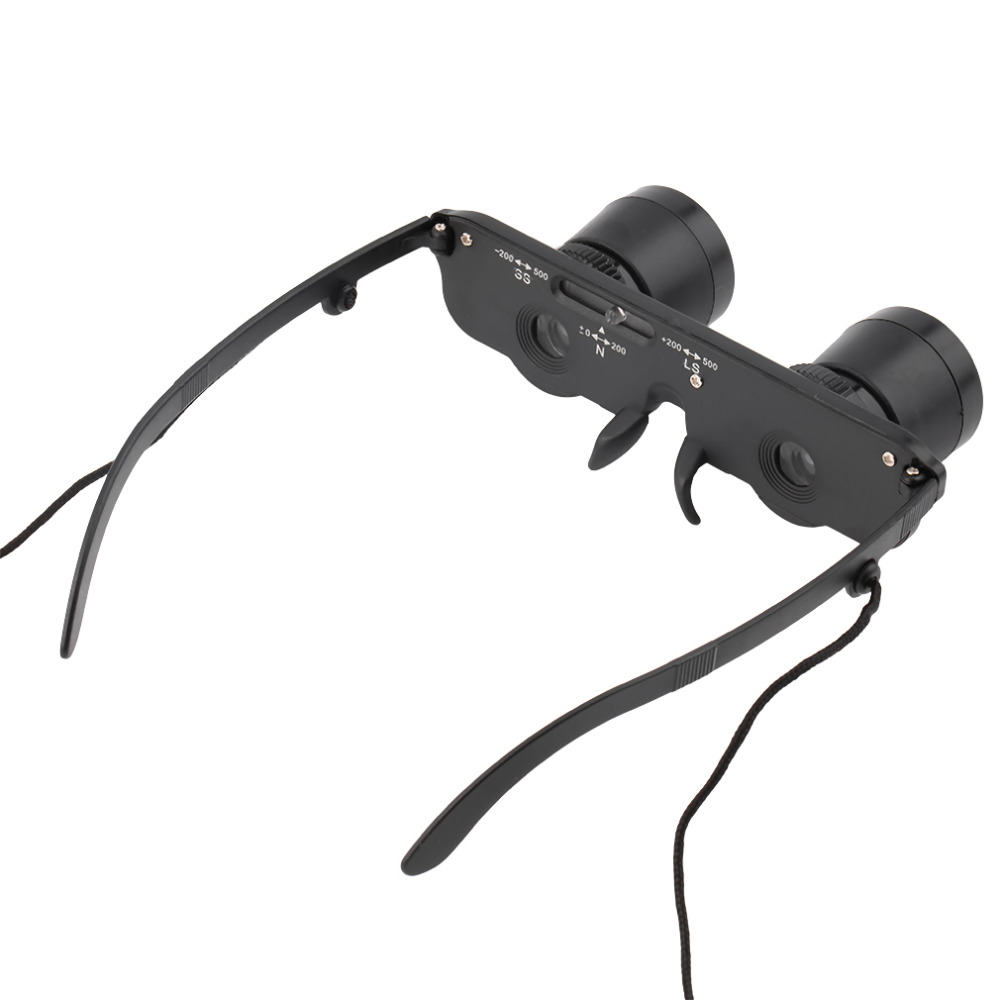 3x28 Magnifier Glasses Style Outdoor Fishing Optics Binoculars Telescope