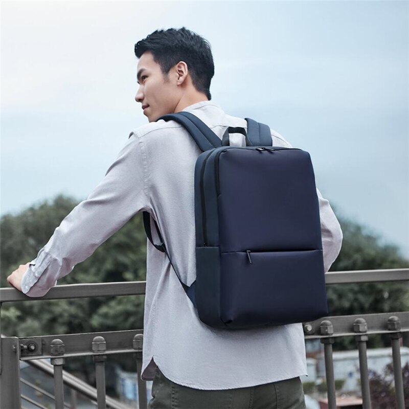 Original Xiaomi Mi Classic Business Backpack 2 Generation Level 4 Waterproof 15.6inch Laptop Shoulder Bag Outdoor Travel Bag