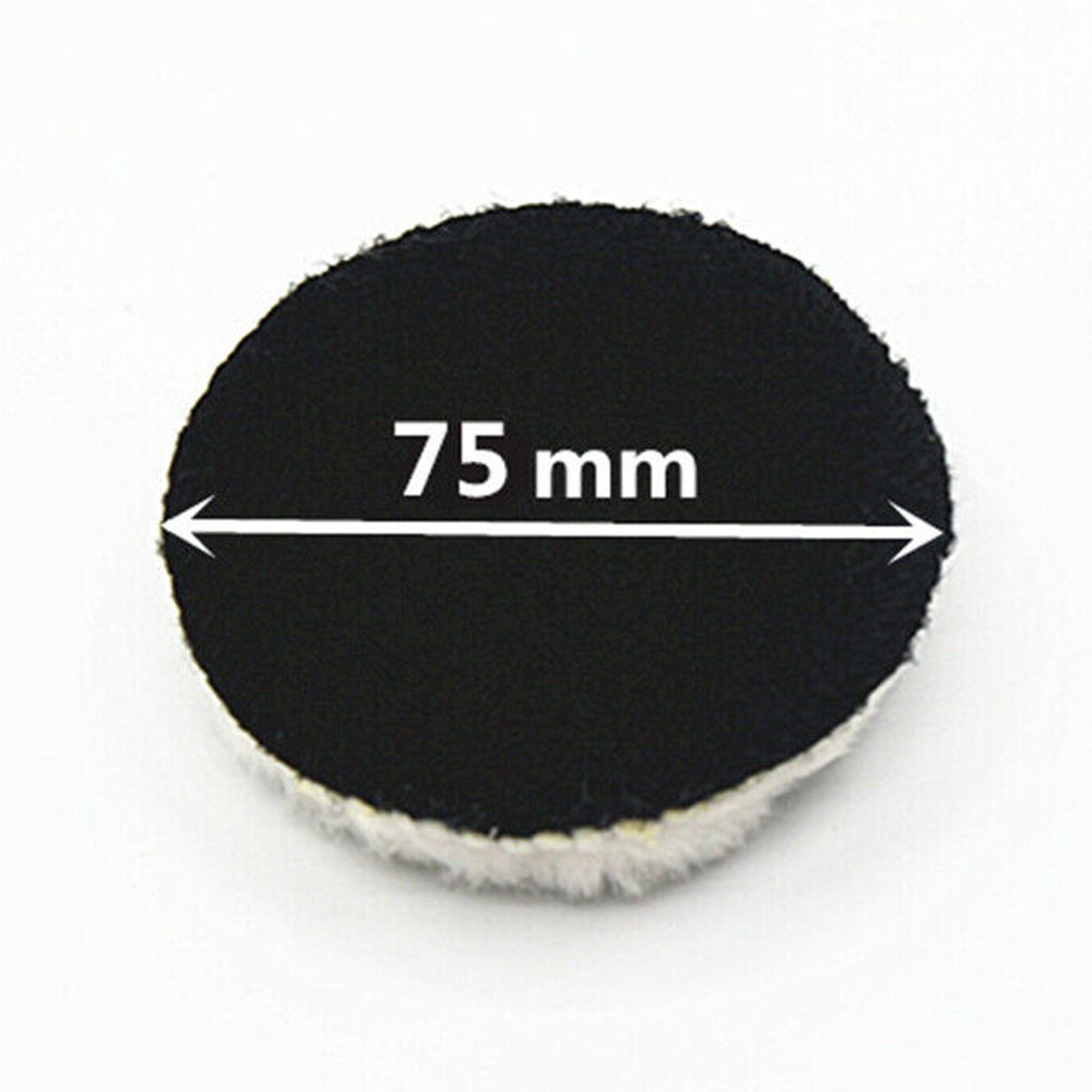 10pcs 3-Inch 75mm Car Polish Pad Circle Artificial Wool Buffing Polishing Buffer Pad Rotating Tools Kit For Car Waxing Polishing