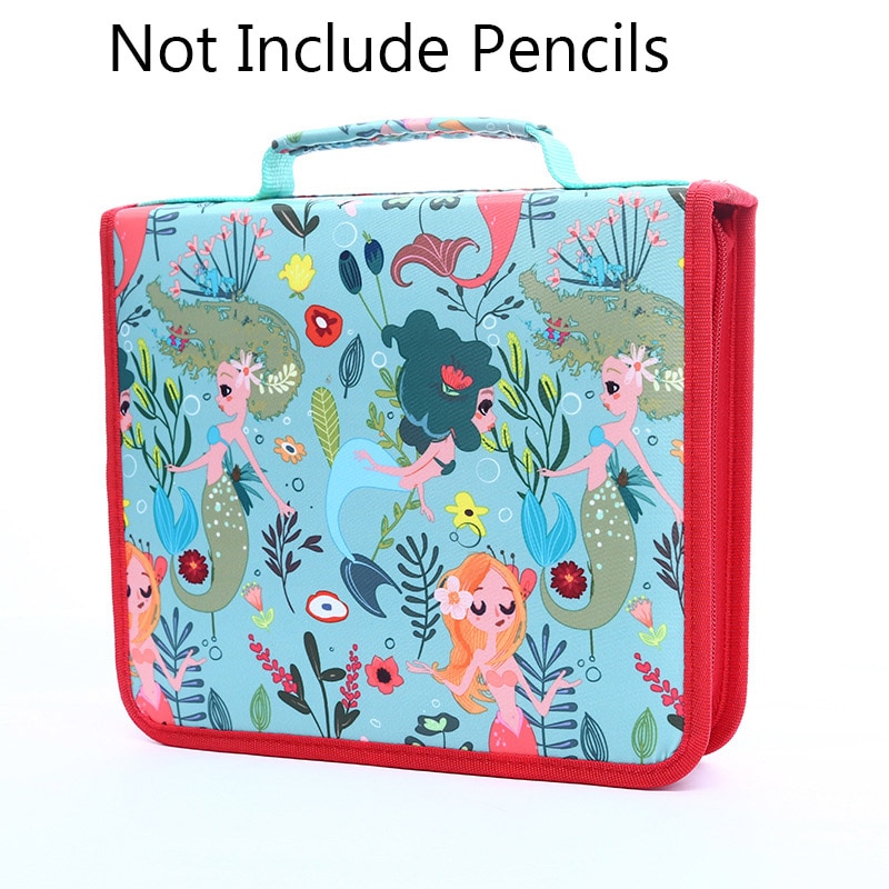 Schule Bleistift fallen 120/168/216 Löcher Pencilcase Beruf Stift Kasten Straf für Kind Bunte Kunst Tasche Große Lagerung Beutel Strafen