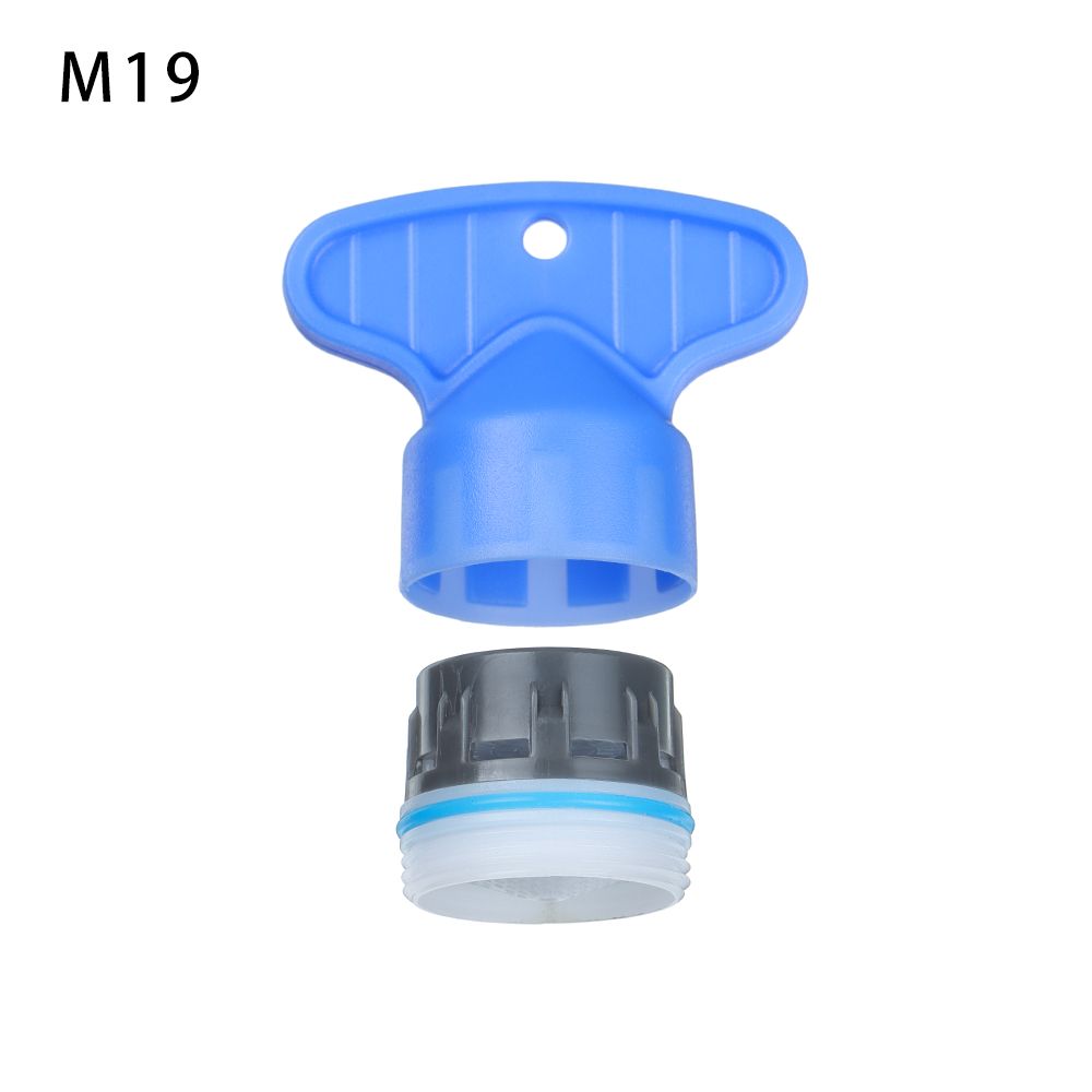 Aireador de grifo de ahorro de agua ABS, llave de extracción de filtro burbujeador incorporado, accesorios de grifo, piezas de repuesto de 16,5-24mm, Hardware para el hogar: Rojo