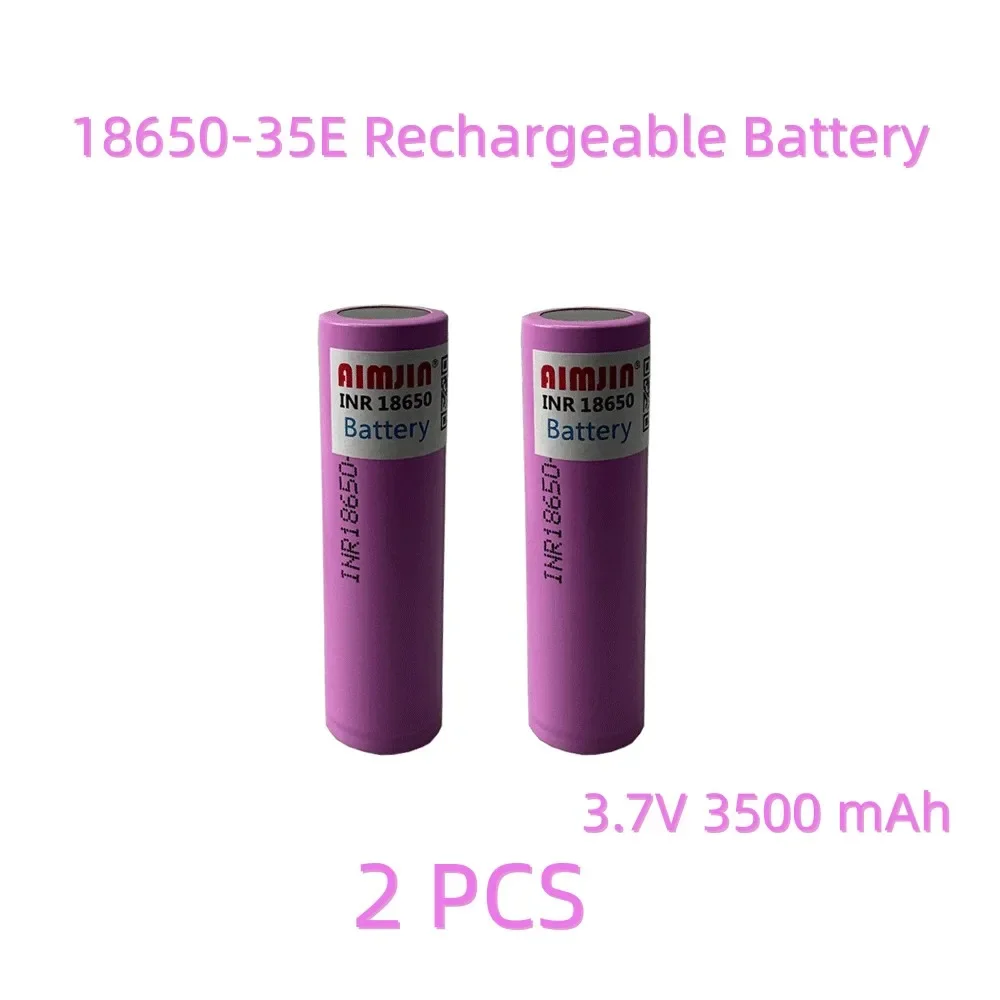 35E original power 18650 lithium battery 3500mAh 3.7v 25A high power INR18650 for electrical tools Full capacity: green