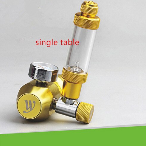 1 piece 220v CO2 decompression table CO2 regulator single table/double table/single solenoid/double solenoid/single table 2 out