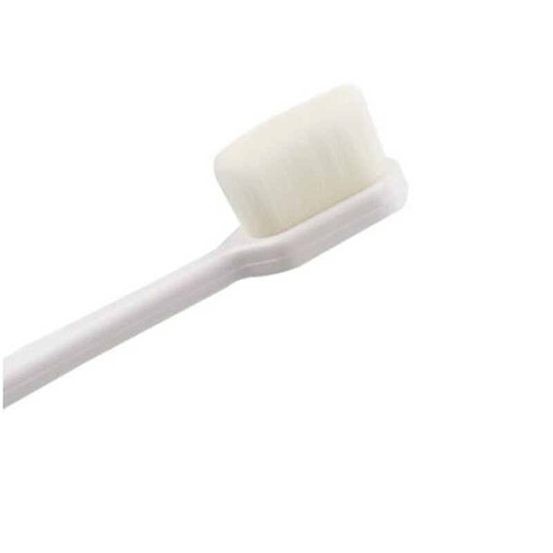 1PC Ultra-feine Weiche Zahnbürste Millionen Nano Borsten Erwachsene Zahnbürste Zähne Tiefen Reinigung Tragbare Reise Dental mundpflege Pinsel: Brown