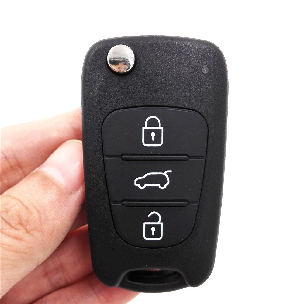 3 Button Replacement Flip Folding Key Shell for Hyundai Accent I30 IX35 Remote Key Fob Case