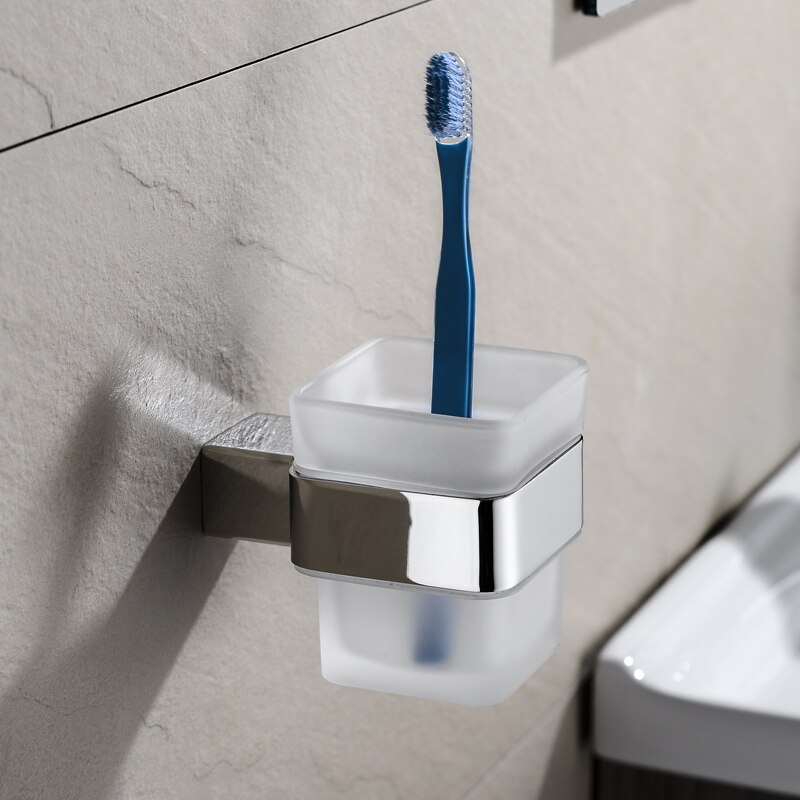 Zahnpasta Hotel Zubehör Zahnbürste Halfter Glas Tasse Platz Edelstahl Wc Zauberstab Montiert Schlecht Veranstalter