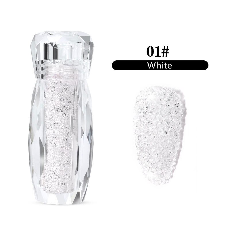 1mm diy ab mini lille glas negle rhinestone perler micro nisse krystal glitter negle kunst dekoration manicure tilbehør: 01