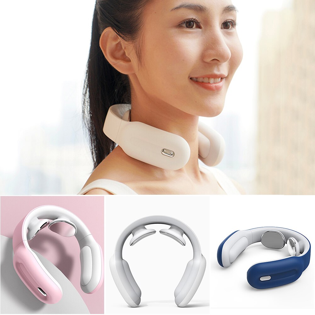 USB Intelligent Remote Control Back and Neck Massager Shoulder Massage Instrument Heating Pain Relief Health Care Relaxation