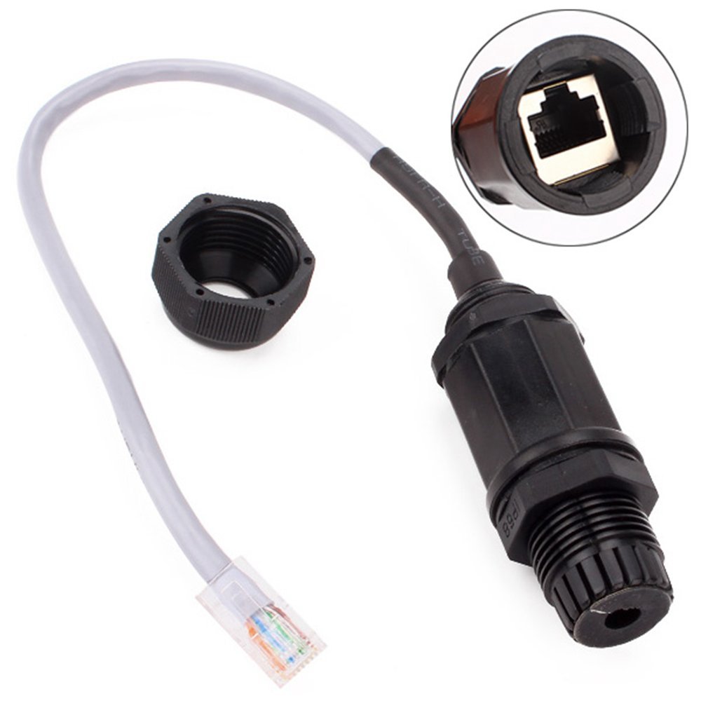 Luotettava  m20 ethernet lan  rj45 vedenpitävä liitin kierretty parikaapelit